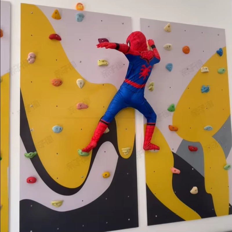Home Gym For Kids - Çocuklar İçin Kapalı Kontrplak Tırmanma Duvarı