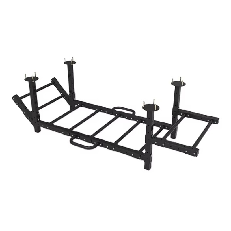 Home Gym Multi Station - Duvara Monte Çoklu Kavrama Merdivenli Barfiks