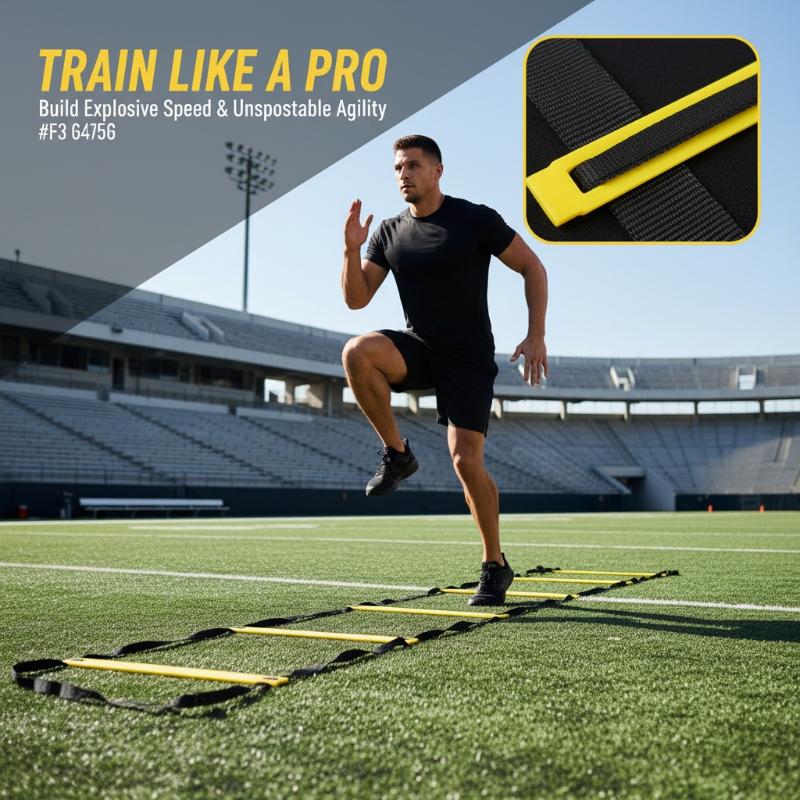Agility Ladder Speed - Çeviklik Antrenman Merdivenleri Hafif Naylon Kayışlar