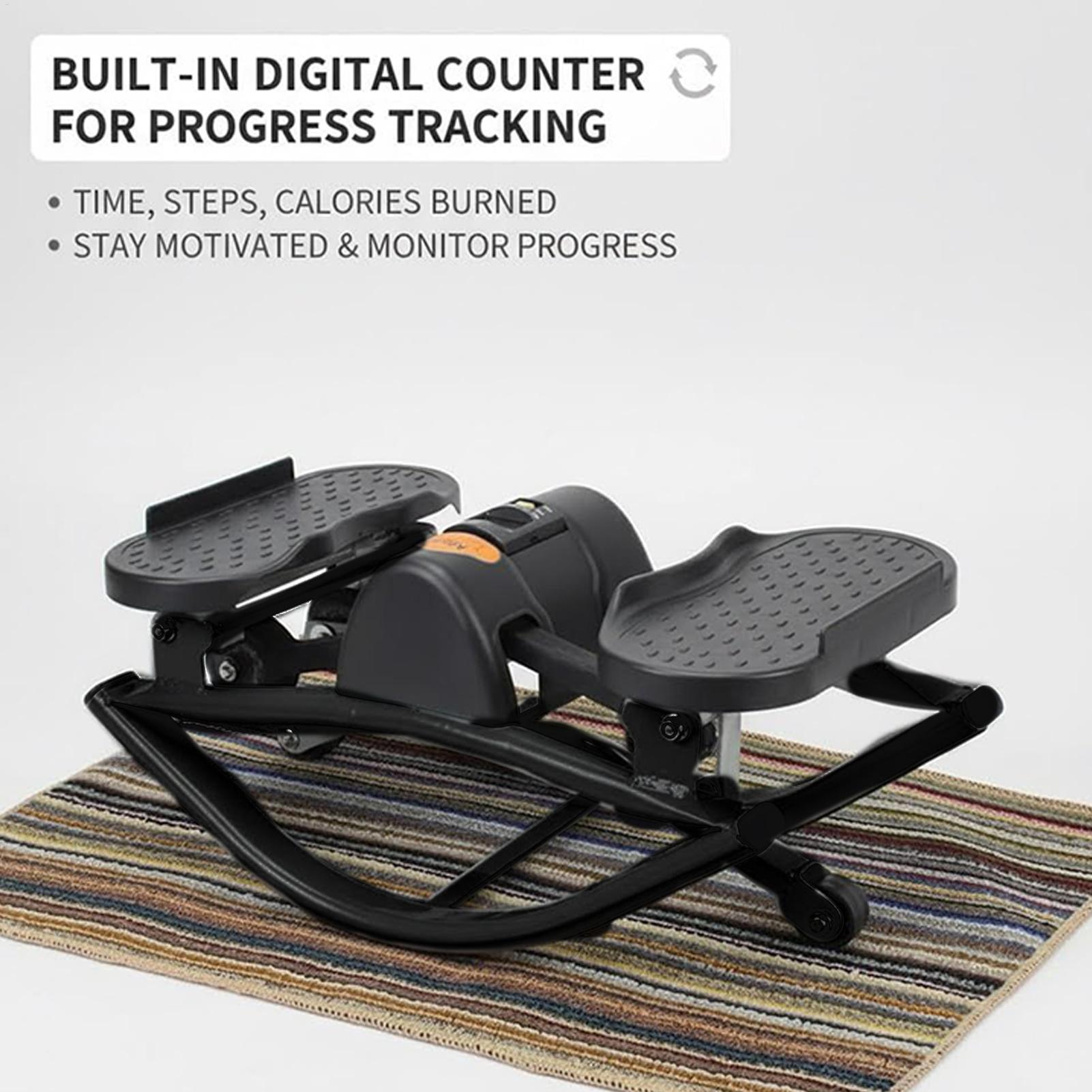 Home Gym Leg Extension - Taşınabilir Sessiz Yanal Stepper Makinesi, Ev,