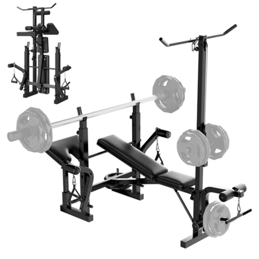 Home Gym Leg Extension - Evde Kullanım İçin Ağırlık Sehpası Seti: