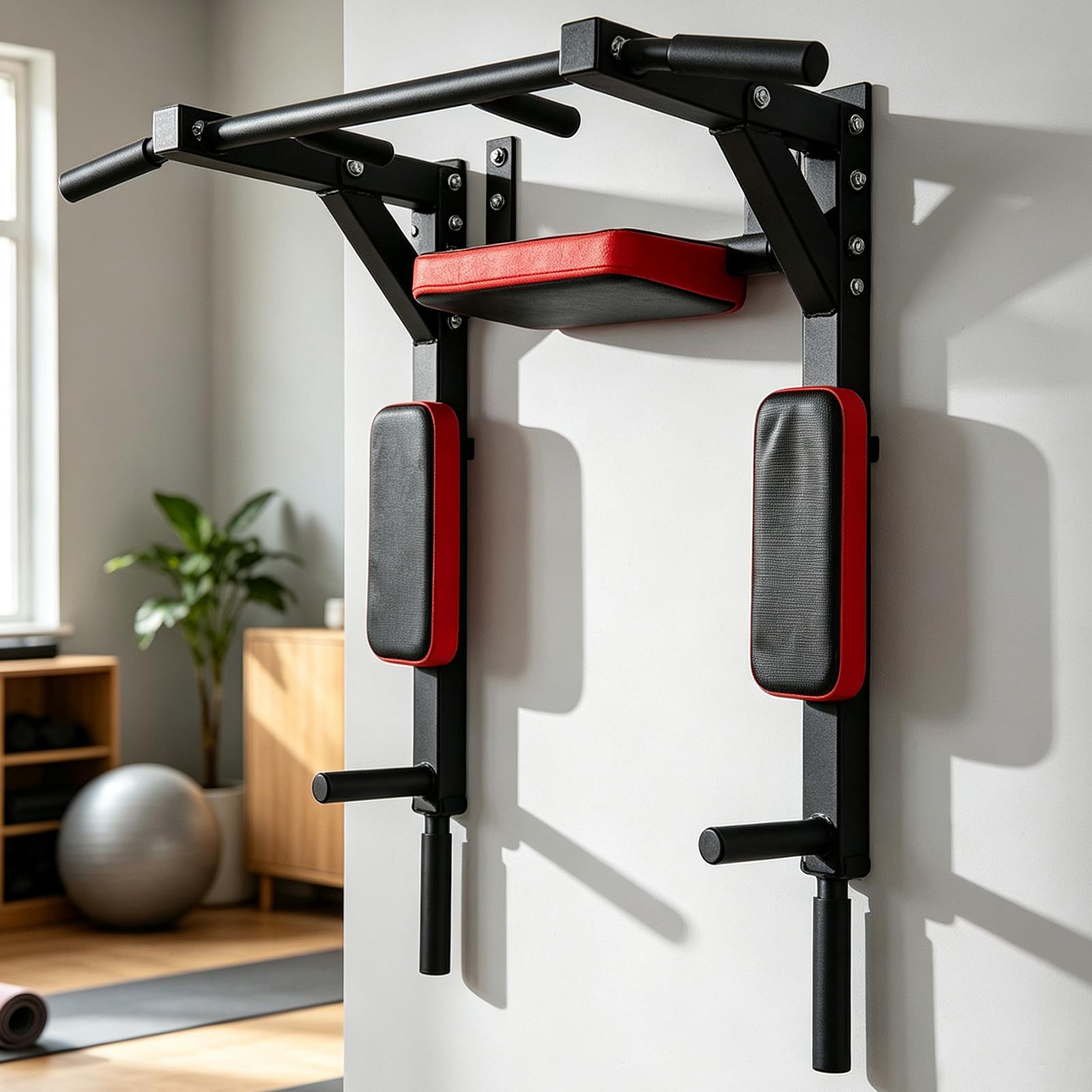 Home Gym Hack - Duvara Monte Edilebilir Barfiks Çubuğu Fitness