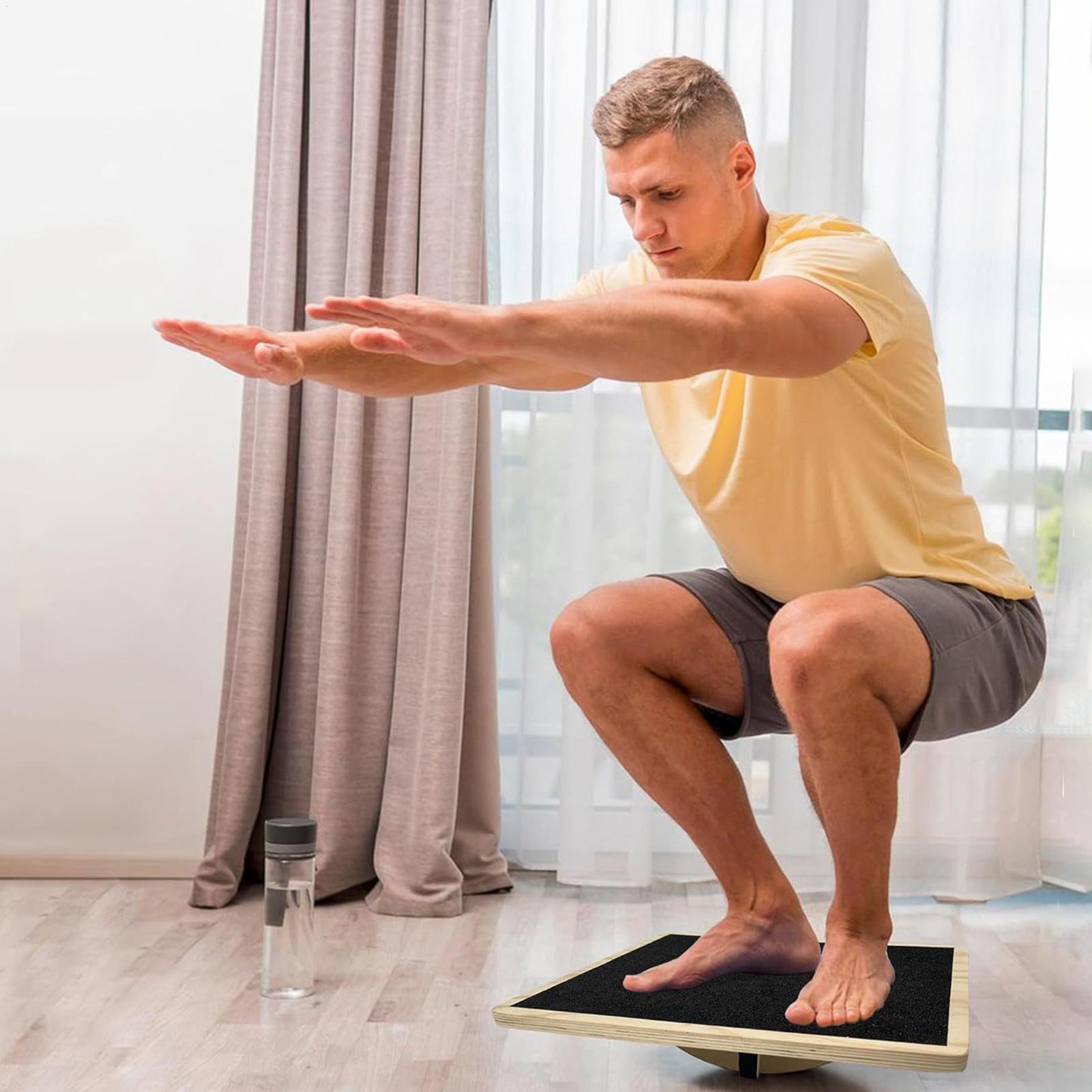 Ahşap denge tahtası, kaymaz ta - Home Gym Room incelemesi ve fiyatı