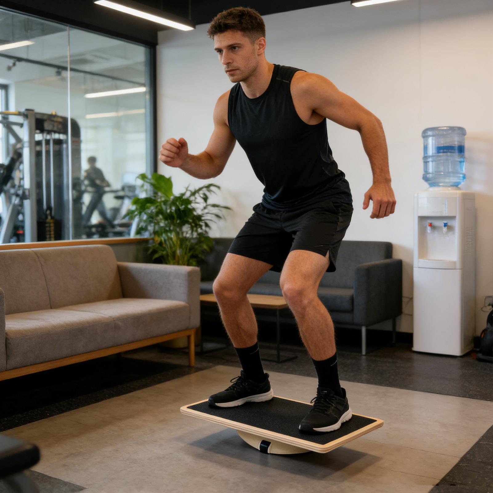 Ahşap denge tahtası, kaymaz ta - Home Gym Room incelemesi ve fiyatı