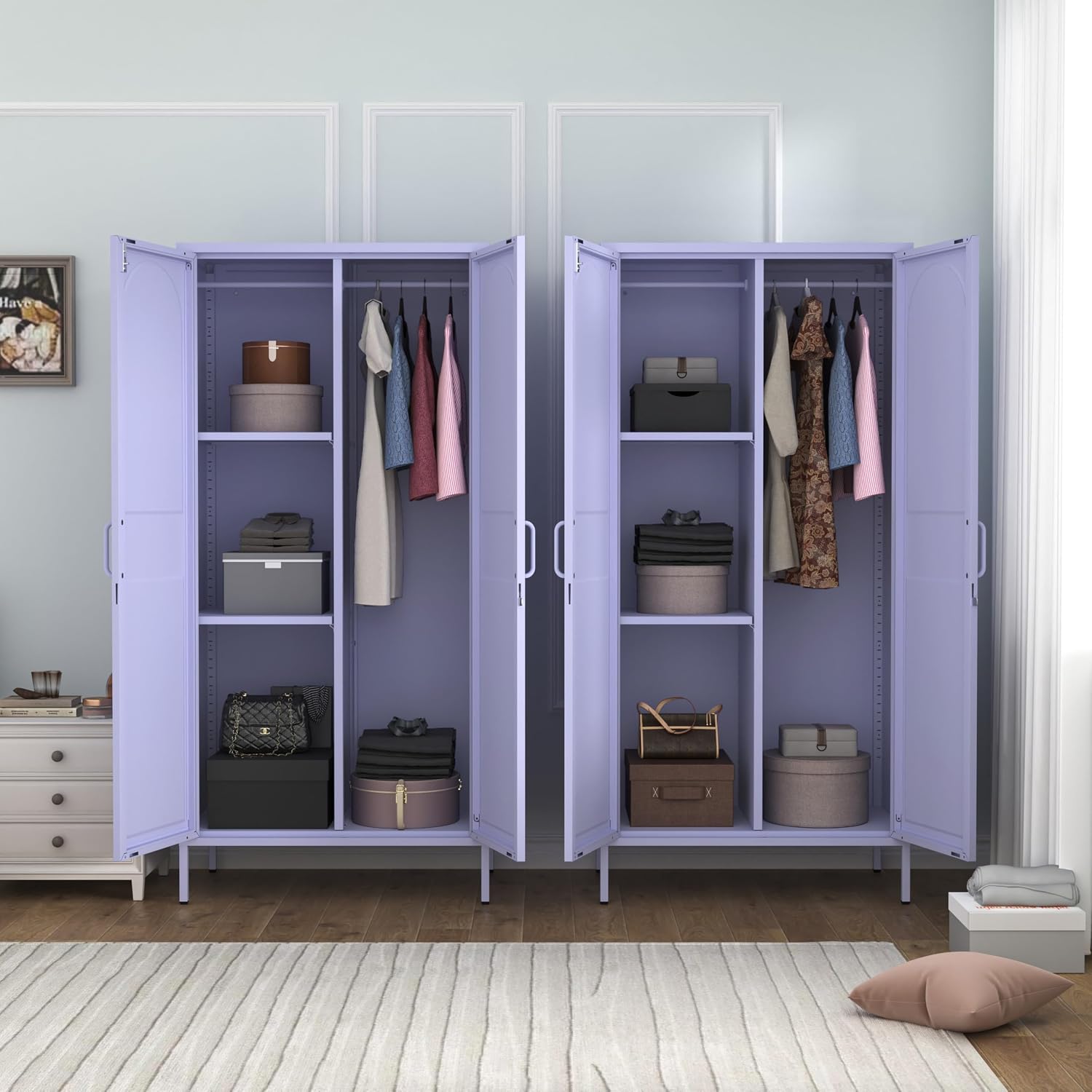 Kilitlenebilir Metal Gardırop, - Home Gym Minimalist incelemesi ve fiyatı