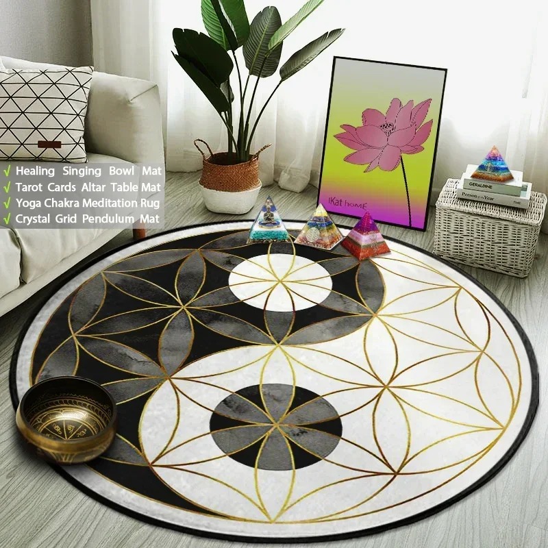 Yin Yang Taiji Yuvarlak Halı Y - Home Gym Furniture incelemesi ve fiyatı
