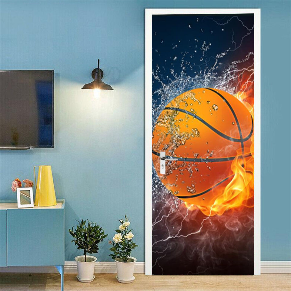 Futbol basketbol 3D duvar kağı - Home Gym Room incelemesi ve fiyatı