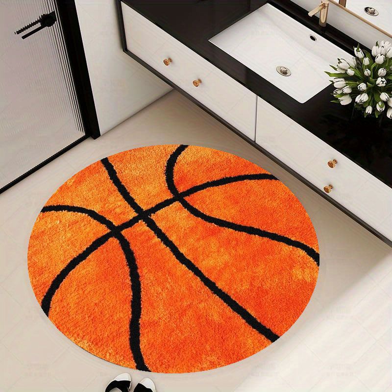 Basketbol Desenli Yuvarlak Hal - Home Gym Furniture incelemesi ve fiyatı
