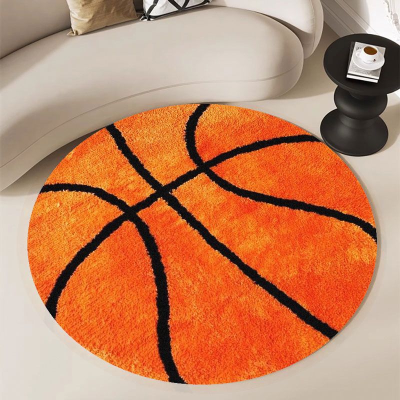 Basketbol Desenli Yuvarlak Hal - Home Gym Furniture incelemesi ve fiyatı